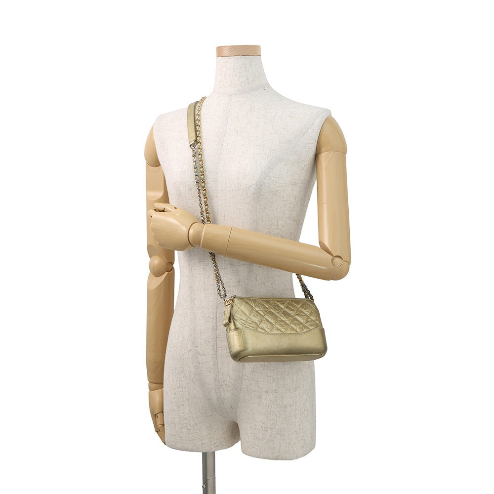 CHANEL Gabriel ChainShoulder Bag GoldA94505 Lambskin