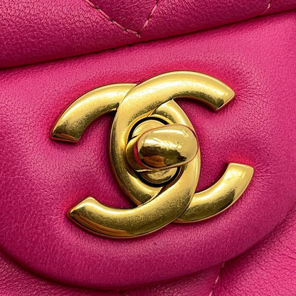 CHANEL V Stitch ChainShoulder Bag PinkA69900 Lambskin