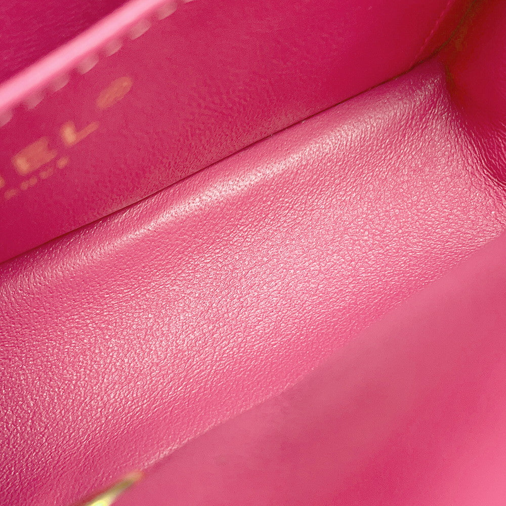 CHANEL V Stitch ChainShoulder Bag PinkA69900 Lambskin