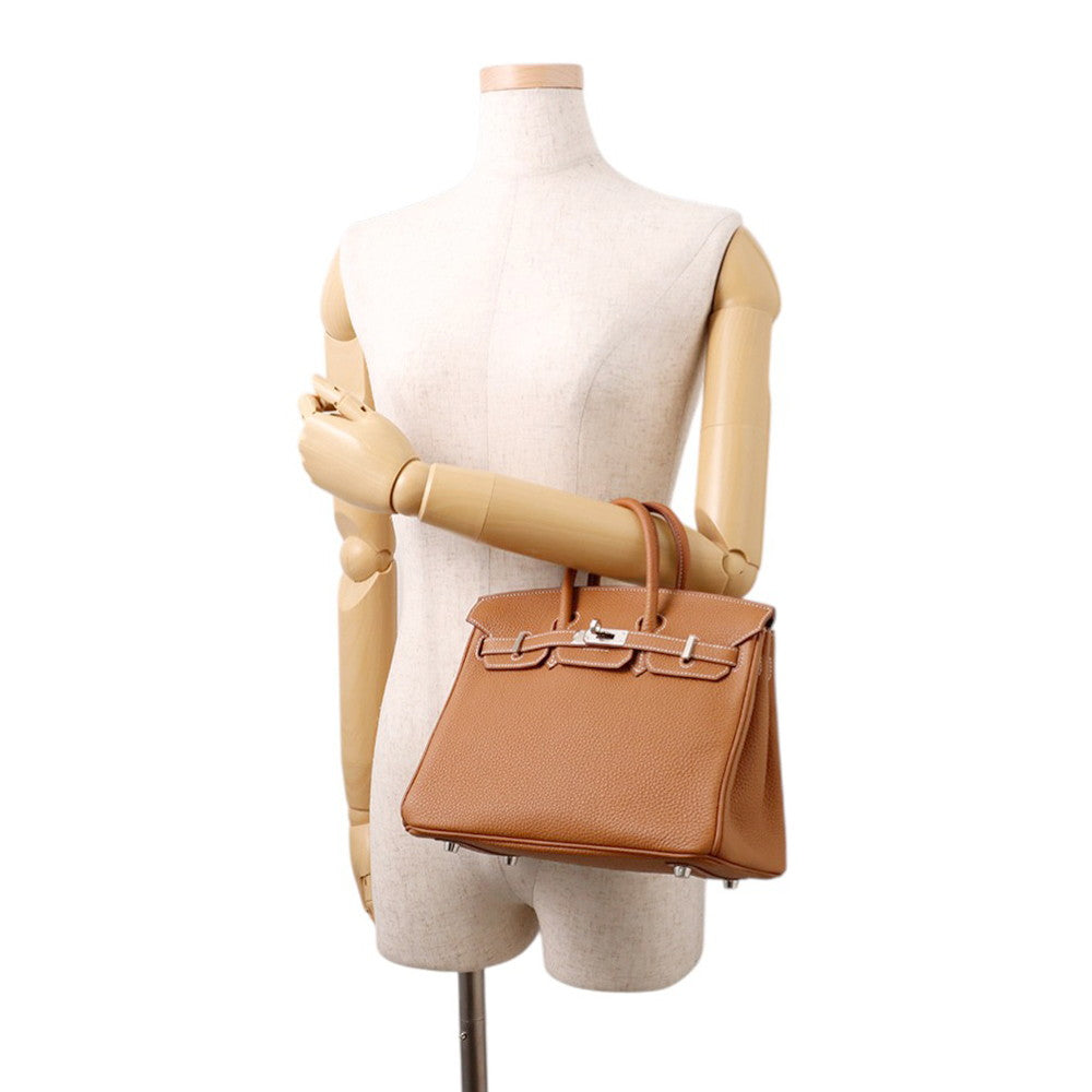 HERMES Birkin Gold Togo Leather Size 25