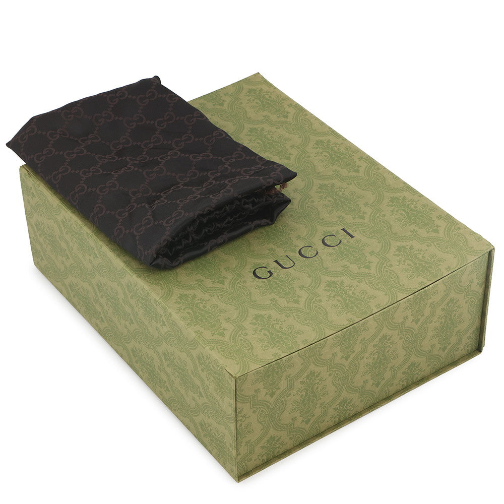 GUCCI Raja ChainShoulder Navy537241 Leather Size Medium