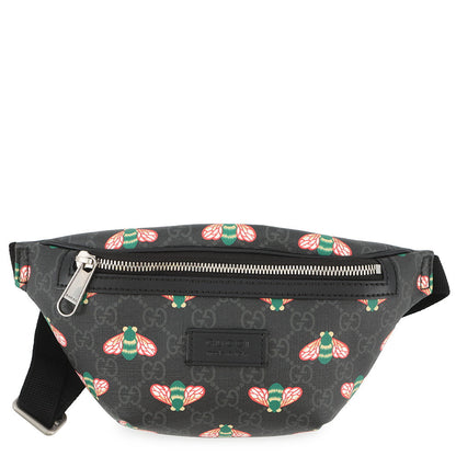 GUCCI GG Supreme Crossbody Bag Bee Black675181 GG Supreme