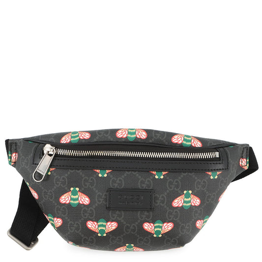 GUCCI GG Supreme Crossbody Bag Bee Black675181 GG Supreme