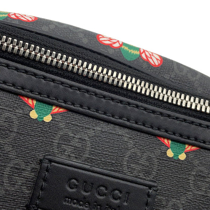 GUCCI GG Supreme Crossbody Bag Bee Black675181 GG Supreme