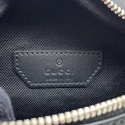 GUCCI GG Supreme Crossbody Bag Bee Black675181 GG Supreme