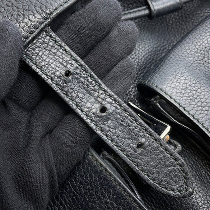 GUCCI Bamboo Backpack Black370833 Leather