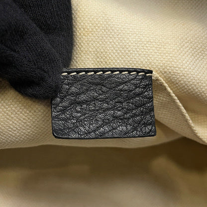 GUCCI Bamboo Backpack Black370833 Leather