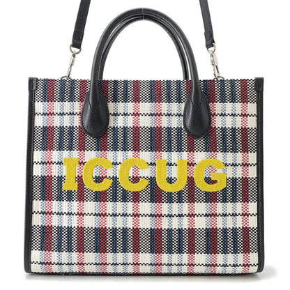 GUCCI Embroidery Tote Bag Multicolor659983 Canvas Leather