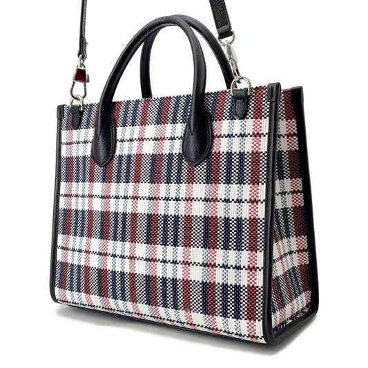 GUCCI Embroidery Tote Bag Multicolor659983 Canvas Leather