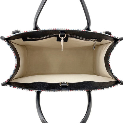 GUCCI Embroidery Tote Bag Multicolor659983 Canvas Leather