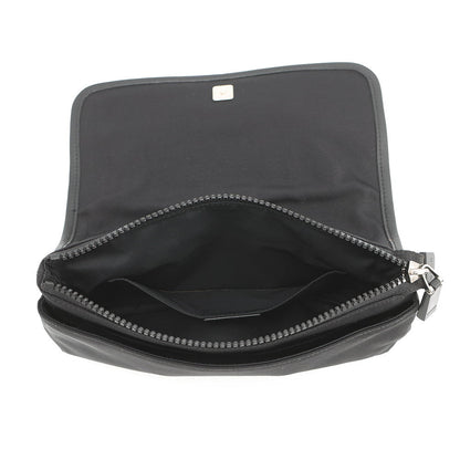 GUCCI Cherie line Crossbody Bag Black181064 Leather Canvas