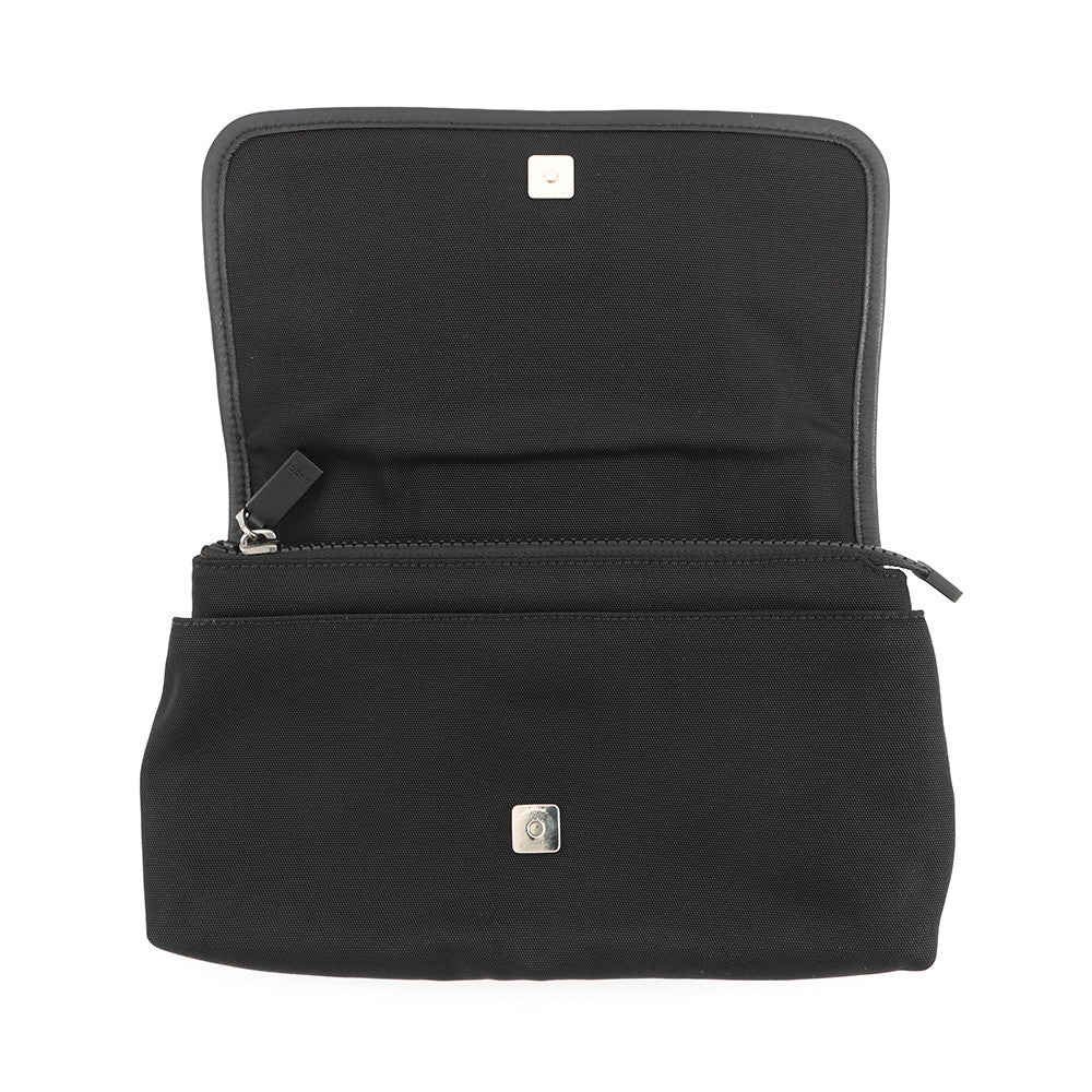GUCCI Cherie line Crossbody Bag Black181064 Leather Canvas