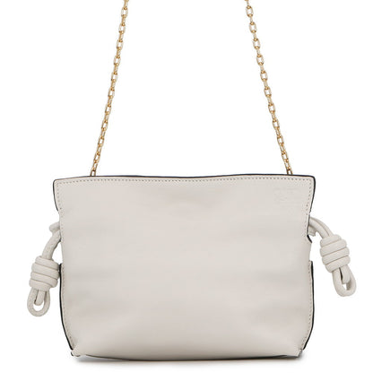 LOEWE Flamenco Shoulder Bag WhiteA411FC6X01 Leather