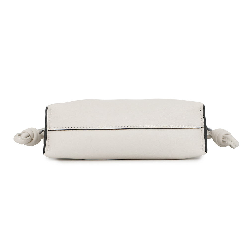 LOEWE Flamenco Shoulder Bag WhiteA411FC6X01 Leather