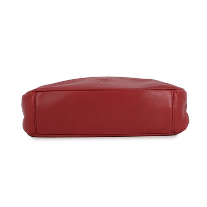 LOEWE Anagram Handbag Red Leather