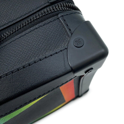 LOUIS VUITTON Soft Trunk Noir/Righe RainbowM30341 Taiga Leather