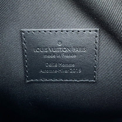 LOUIS VUITTON Soft Trunk Noir/Righe RainbowM30341 Taiga Leather