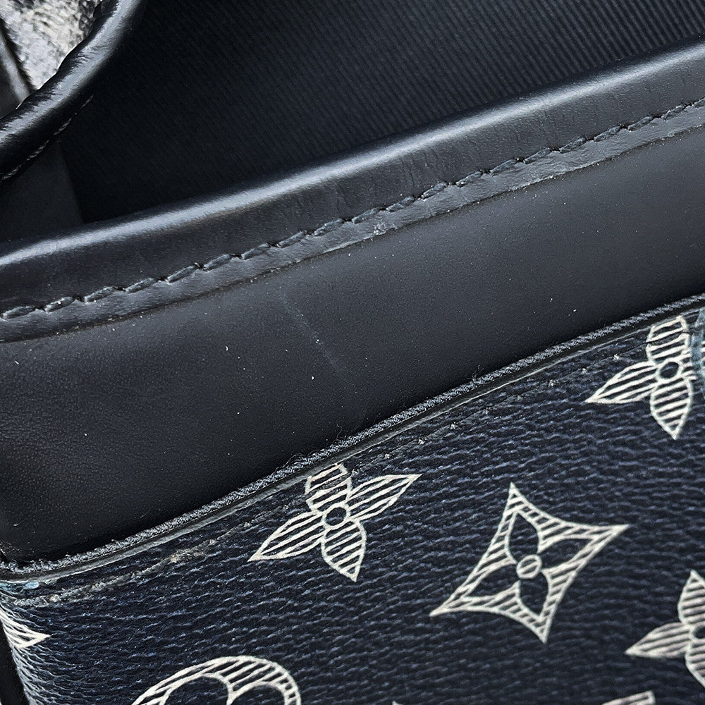 LOUIS VUITTON Messenger NavyM54248 Monogram・Savannah Chapman Brothers Size PM