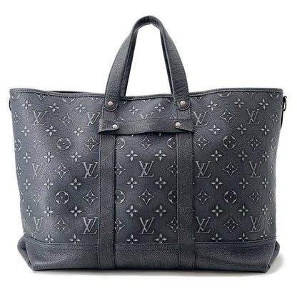 LOUIS VUITTON Trolley tote NoirM21371 Monogram・Pattern CowhideLeather
