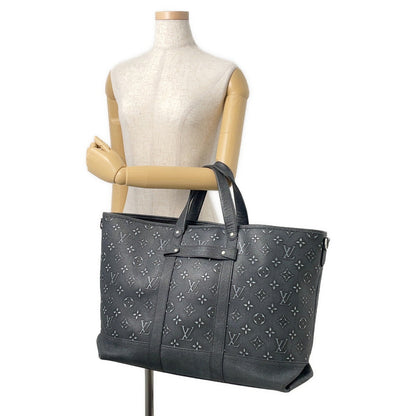 LOUIS VUITTON Trolley tote NoirM21371 Monogram・Pattern CowhideLeather