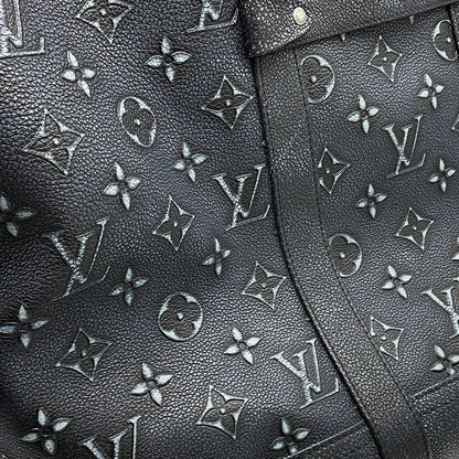 LOUIS VUITTON Trolley tote NoirM21371 Monogram・Pattern CowhideLeather
