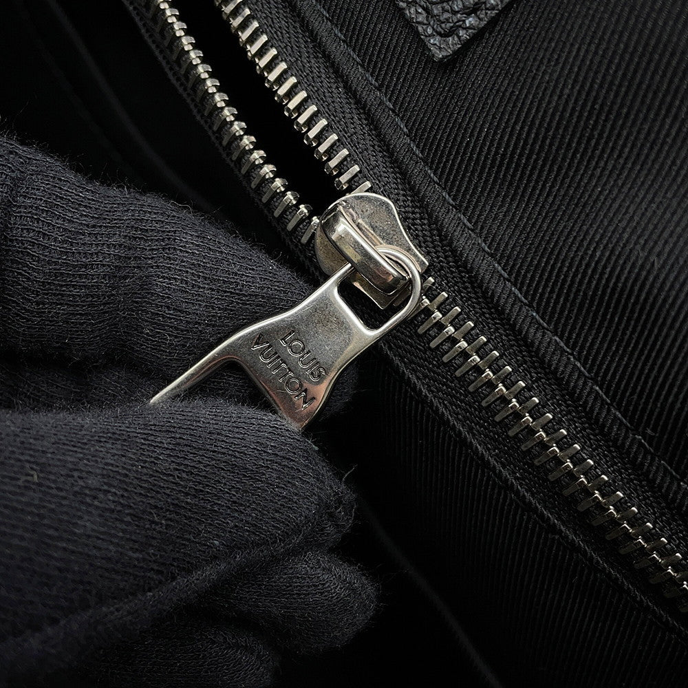 LOUIS VUITTON Trolley tote NoirM21371 Monogram・Pattern CowhideLeather