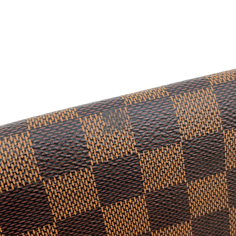 LOUIS VUITTON Felicie Pochette RedN40492 Damier Ebene Canvas