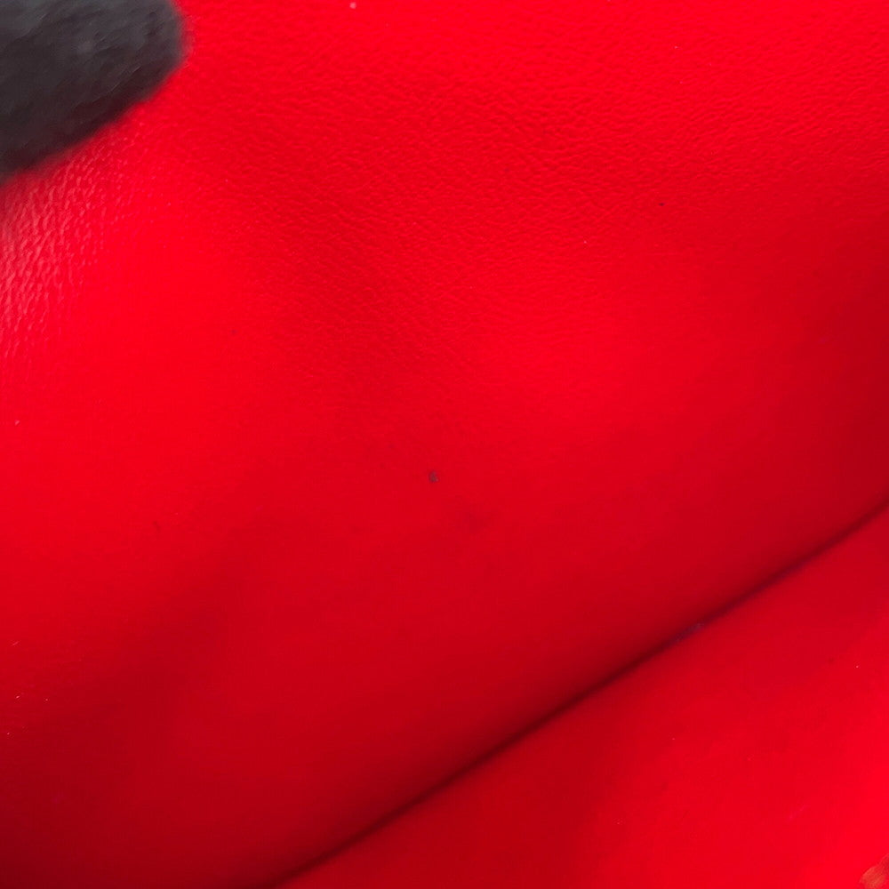 LOUIS VUITTON Felicie Pochette RedN40492 Damier Ebene Canvas