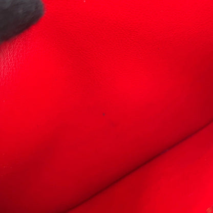 LOUIS VUITTON Felicie Pochette RedN40492 Damier Ebene Canvas