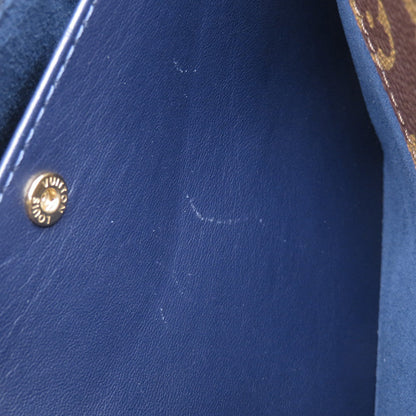 LOUIS VUITTON Double V Blue MarineM55022 Calf Leather Monogram