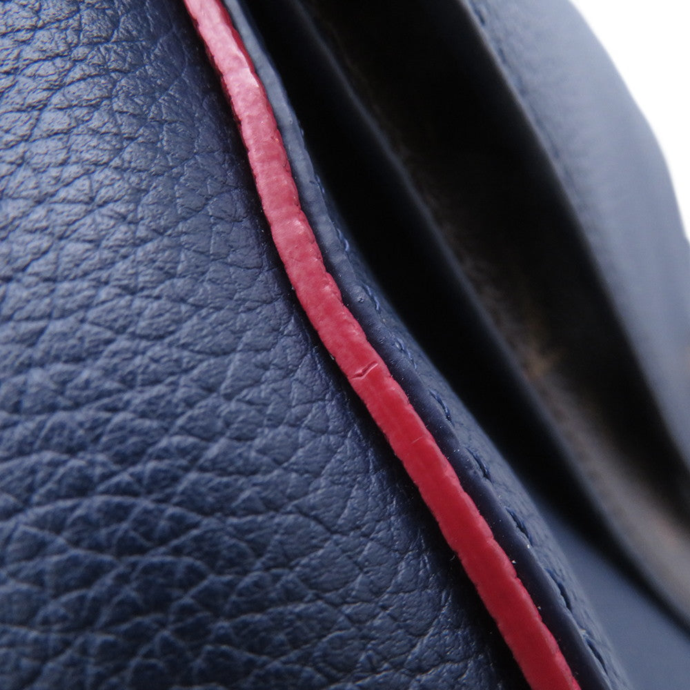 LOUIS VUITTON Double V Blue MarineM55022 Calf Leather Monogram