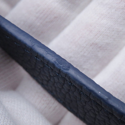 LOUIS VUITTON Double V Blue MarineM55022 Calf Leather Monogram