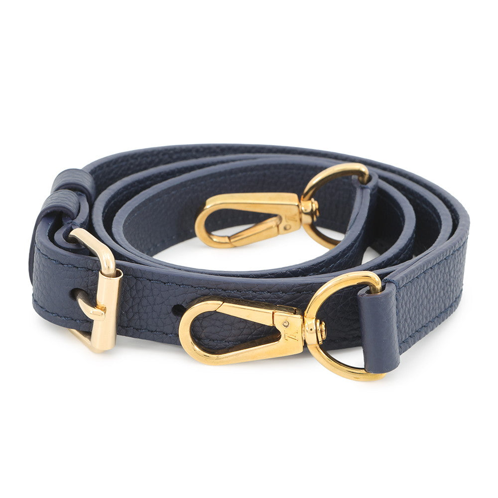 LOUIS VUITTON Double V Blue MarineM55022 Calf Leather Monogram
