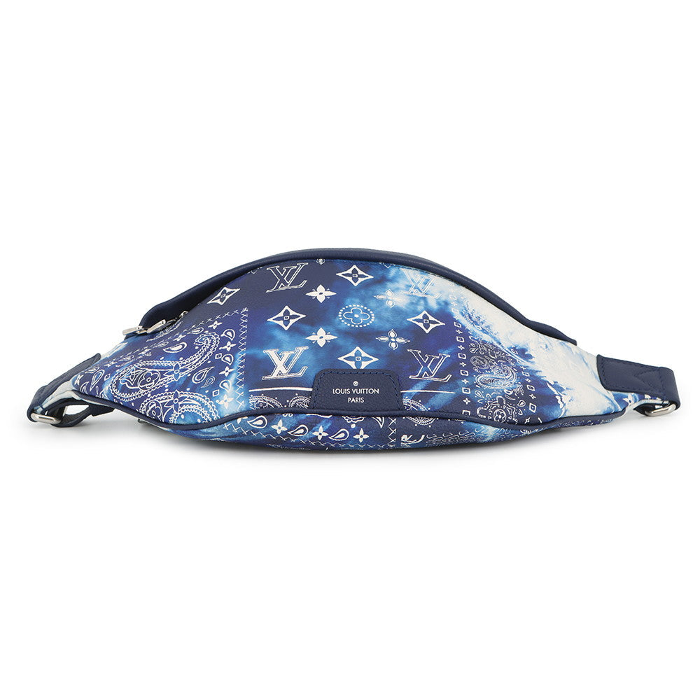 LOUIS VUITTON Discovery・Bumbag BlueM20587 Monogram・Bandana Size PM