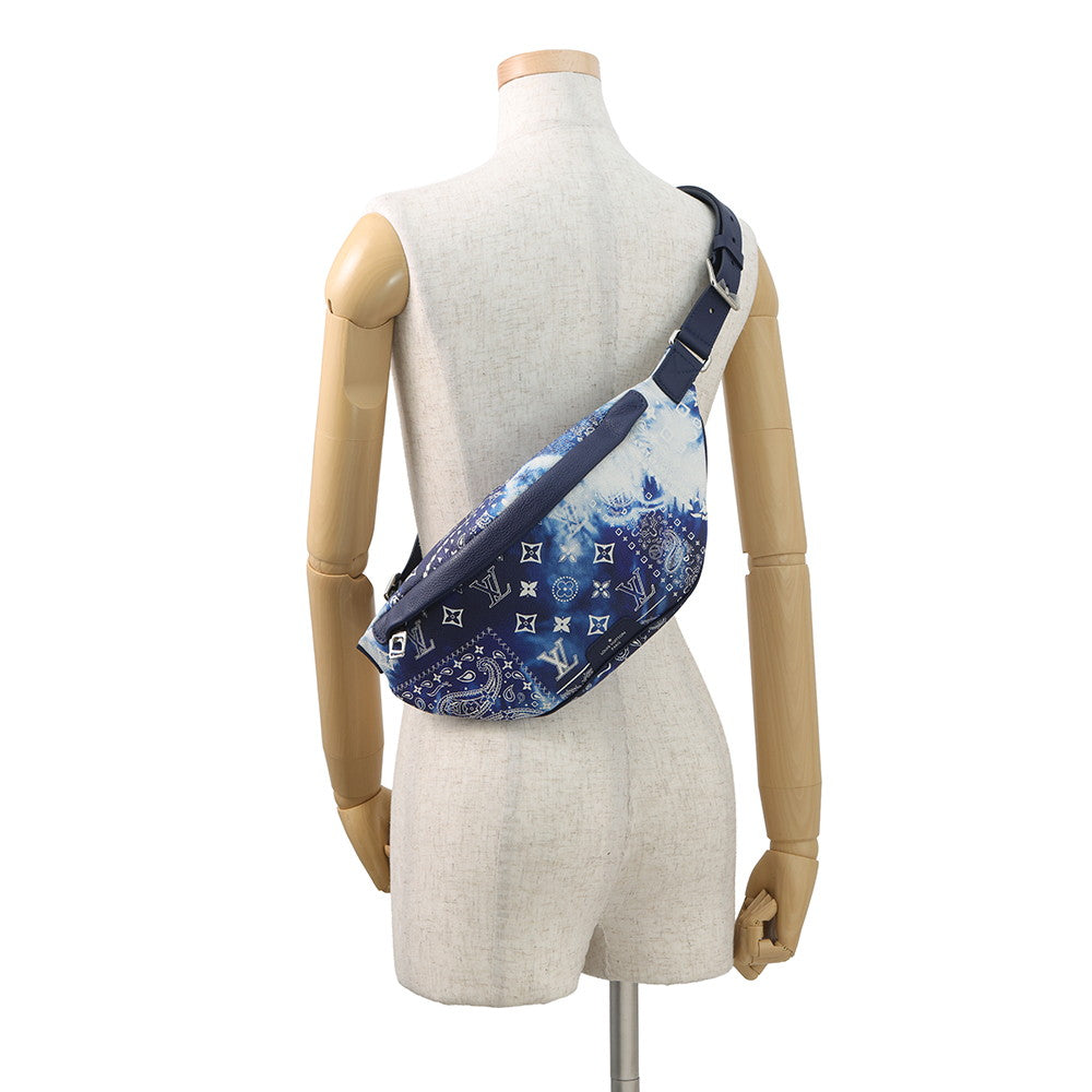 LOUIS VUITTON Discovery・Bumbag BlueM20587 Monogram・Bandana Size PM