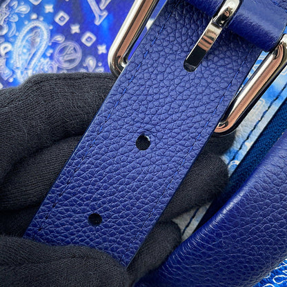 LOUIS VUITTON Discovery・Bumbag BlueM20587 Monogram・Bandana Size PM
