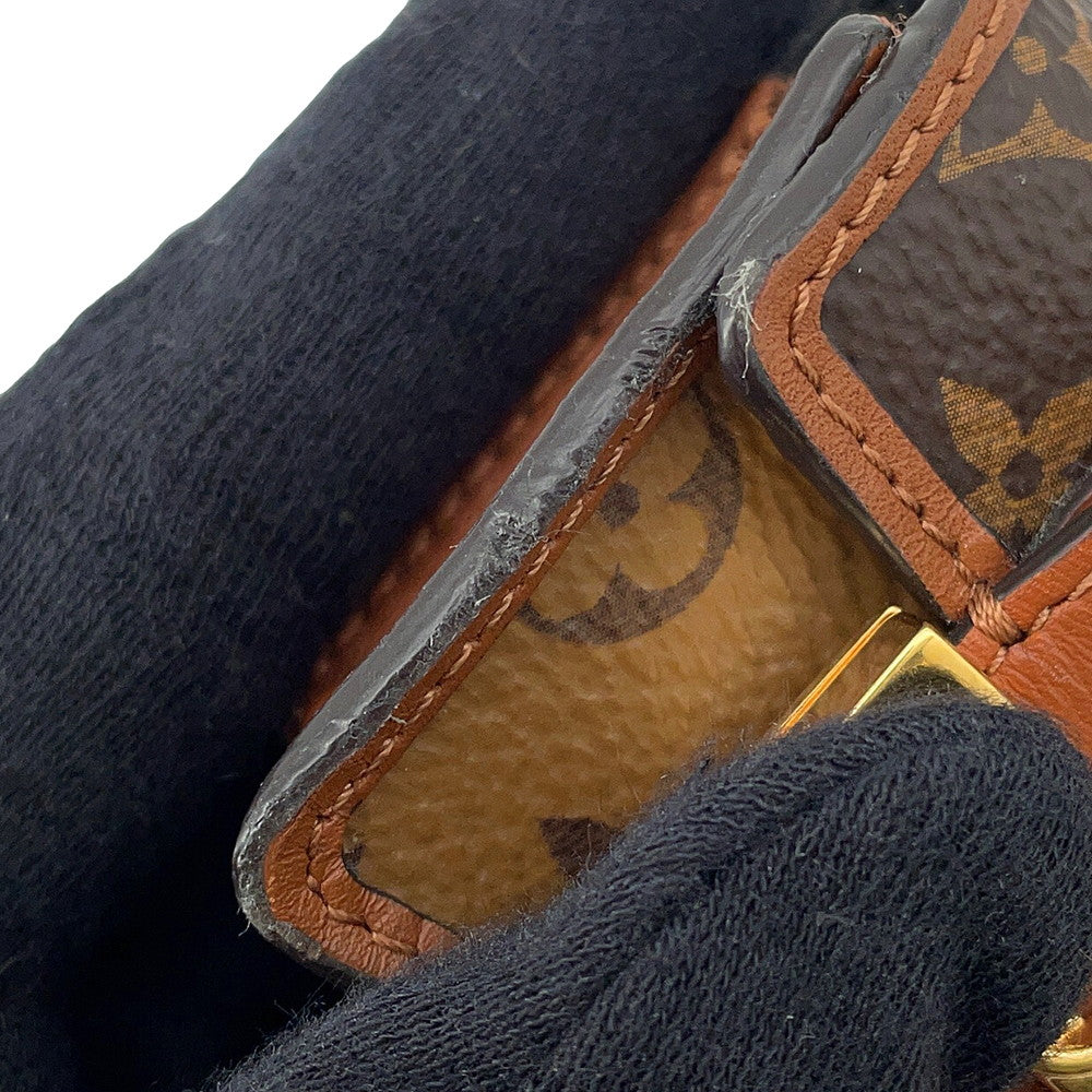 LOUIS VUITTON Bracelet Party Dauphine AirPods Case Brown/NoirM6786A Monogram ・Reverse