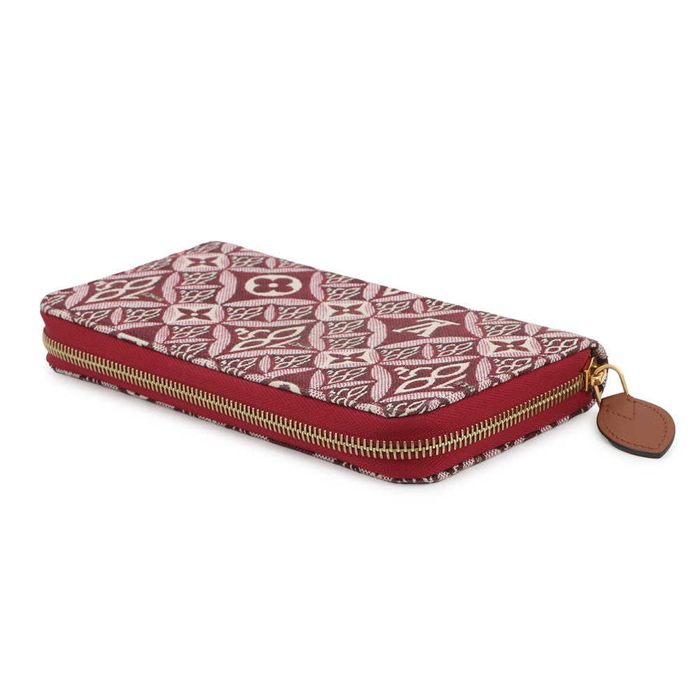 LOUIS VUITTON Zippy Wallet BordeauxM69994 Monogram / Jacquard / SINCE1854