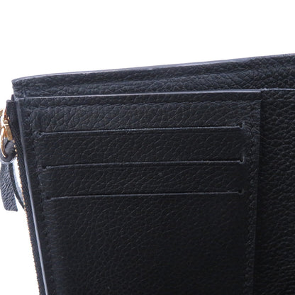 LOUIS VUITTON Portefeuille Victorine Noir/BeigeM80968 Bicolor Monogram Empreinte Leather