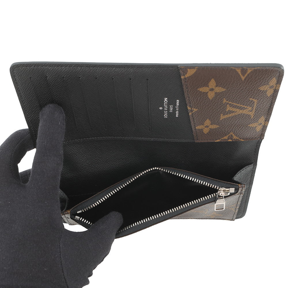 LOUIS VUITTON Portefeuille Tanon BrownM93800 Monogram Macassar Canvas