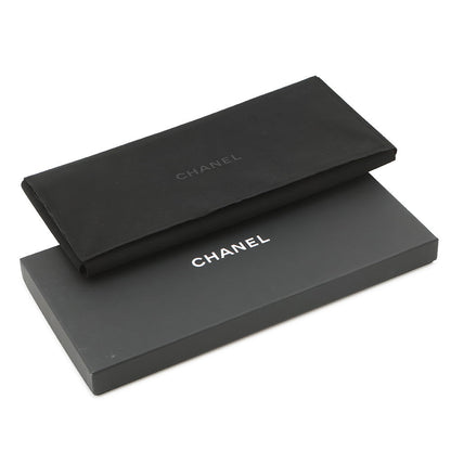 CHANEL CC Logo ChainBelt Black Leather Metal