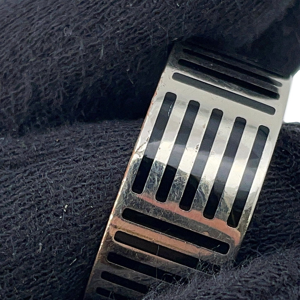 LOUIS VUITTON Bague Damier Colors Ring Size L (Approximately No. 21) SilverM62494 Metal