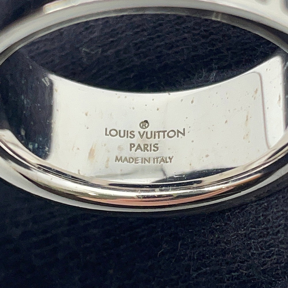 LOUIS VUITTON Bague Damier Colors Ring Size L (Approximately No. 21) SilverM62494 Metal