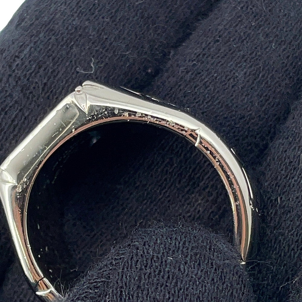 LOUIS VUITTON Signet Ring Monogram Size M (Approximately 20) SilverM62487 Metal