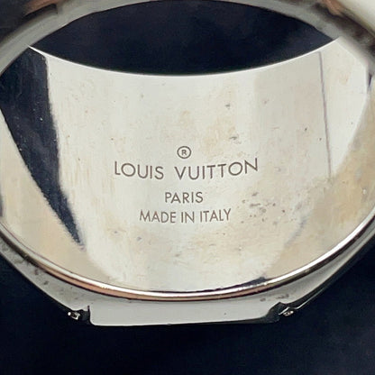 LOUIS VUITTON Signet Ring Monogram Size M (Approximately 20) SilverM62487 Metal