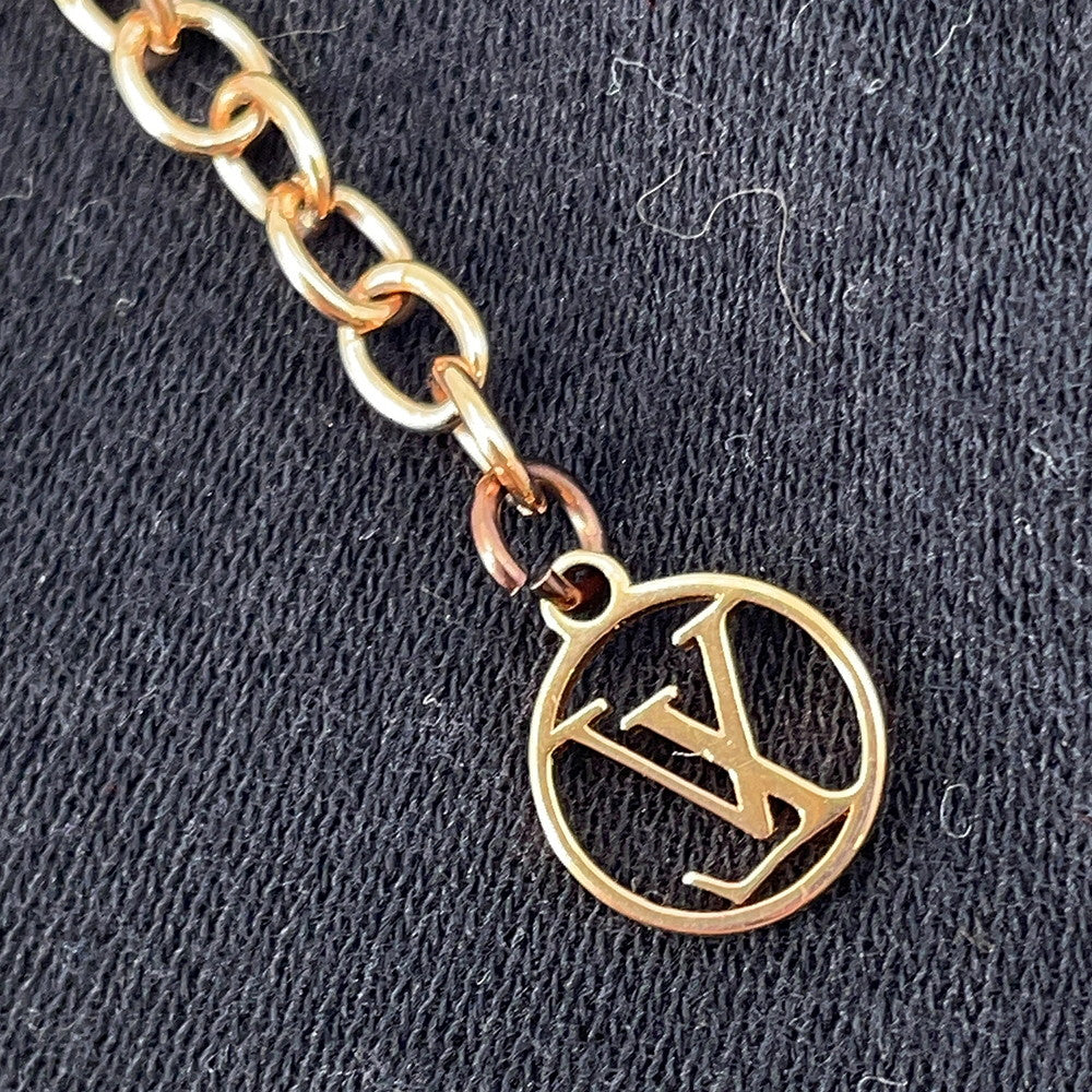 LOUIS VUITTON Collier Essential V Pink GoldM80137 Metal