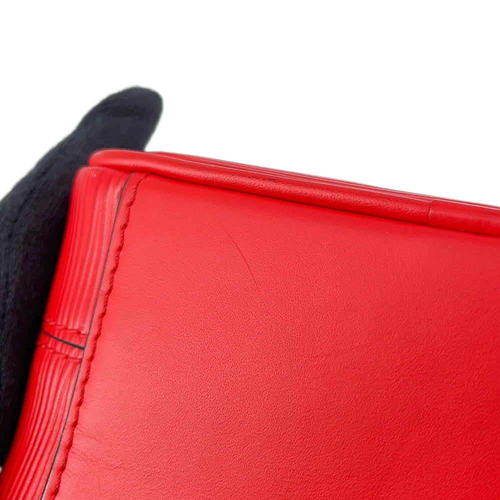 LOUIS VUITTON Danube Red/NoirM53417 Epi Leather Supreme Size PM