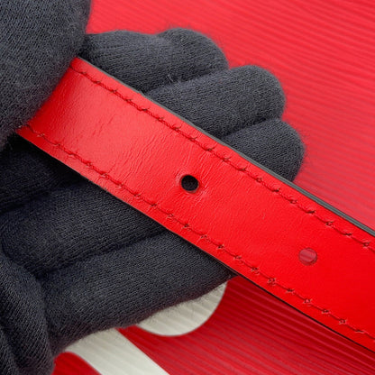 LOUIS VUITTON Danube Red/NoirM53417 Epi Leather Supreme Size PM