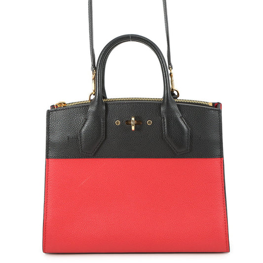 LOUIS VUITTON City Steamer Noir/RougeM54868 Leather Size PM