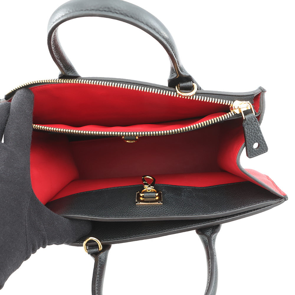 LOUIS VUITTON City Steamer Noir/RougeM54868 Leather Size PM